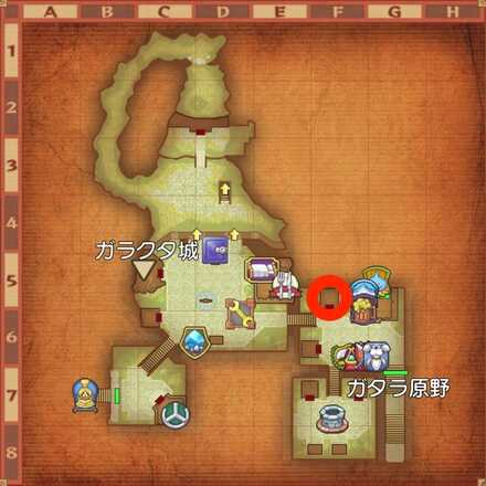 ビッチョの場所マップ