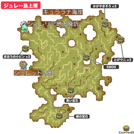 ジュレー島上層全体