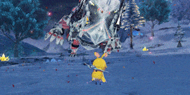 クロコダラスの突進