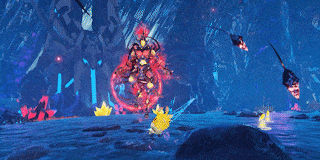 アムスクヴァリスのアッパー、叩きつけ、形態変化