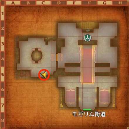 モガレ修道院ちいさなメダル入手マップ