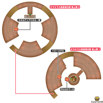 キラキラ大風車塔内部全体