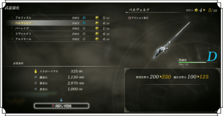 武器強化のやり方