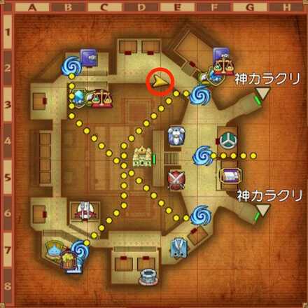 ドルワーム王国ちいさなメダル入手マップ