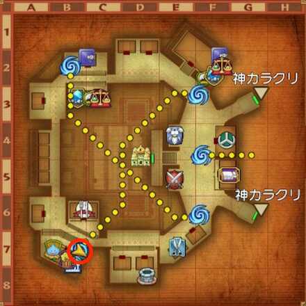 ドルワーム王国ちいさなメダル入手マップ