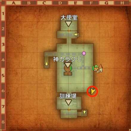 ドルワーム水晶宮ちいさなメダル入手マップ