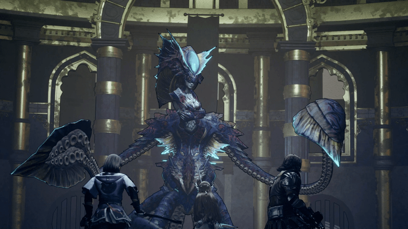 ボスのカリュブディスと戦闘