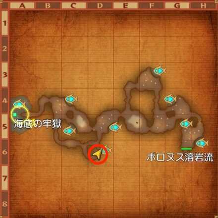 ボロヌスの穴ちいさなメダル入手マップ