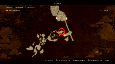 キュアプラムスⅠの入手マップ画像