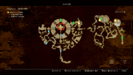 キュアプラムスⅢの入手マップ画像