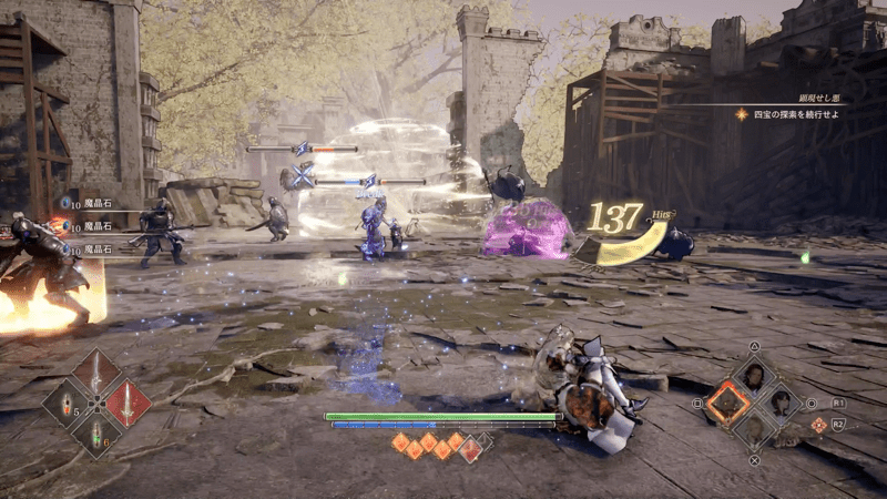 敵を倒し続けるとイベントシーンが流れて終了