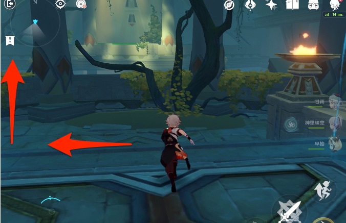 リフトで下に降りる