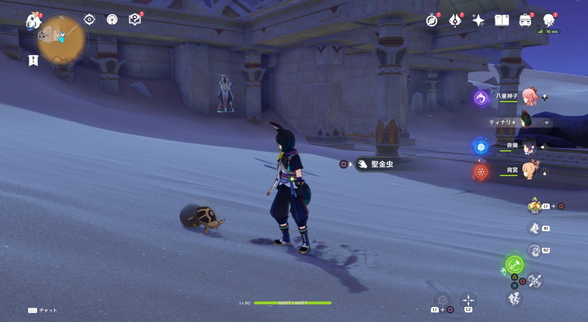 避譲の丘のワープポイント近く