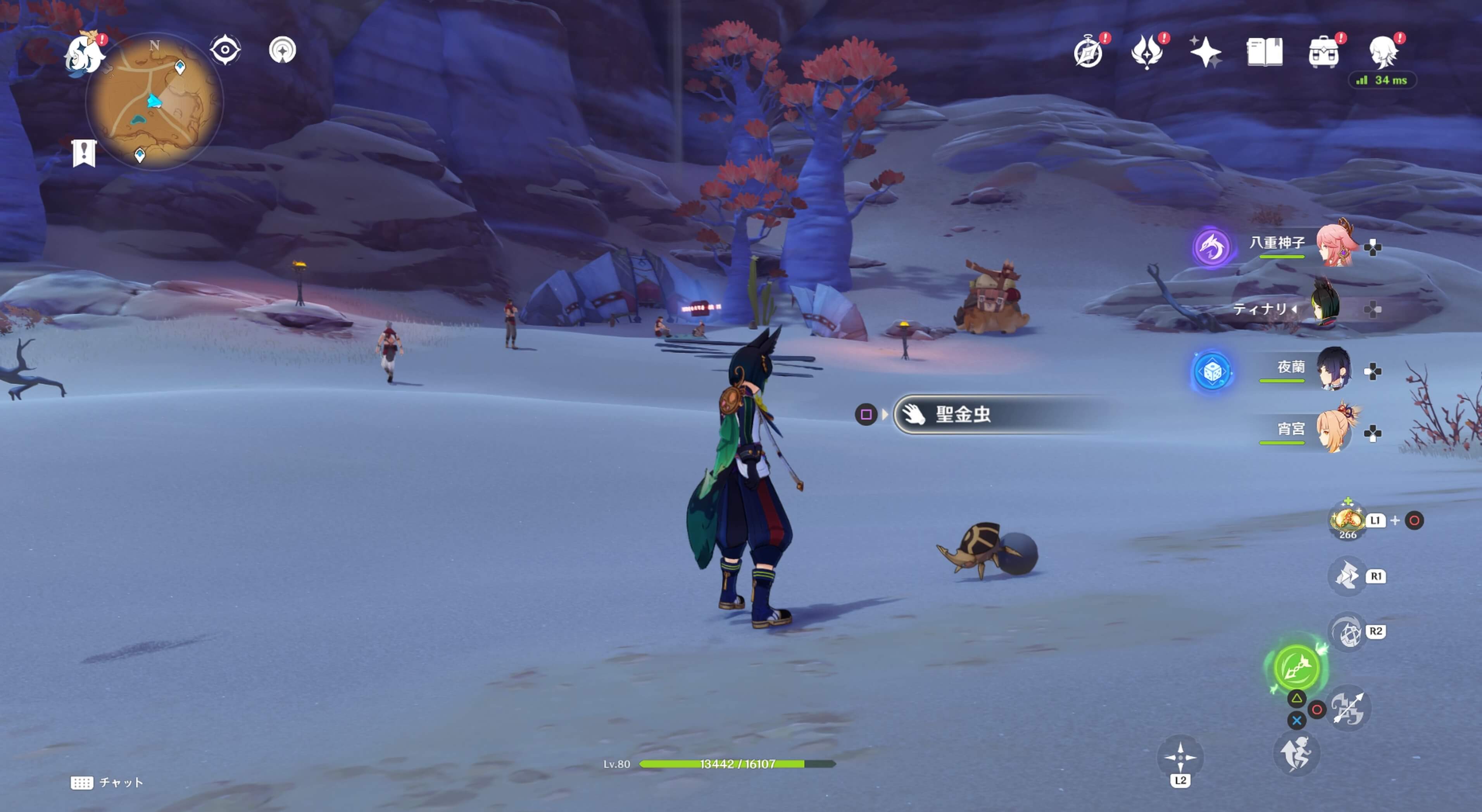 エルマイト旅団の拠点前に存在