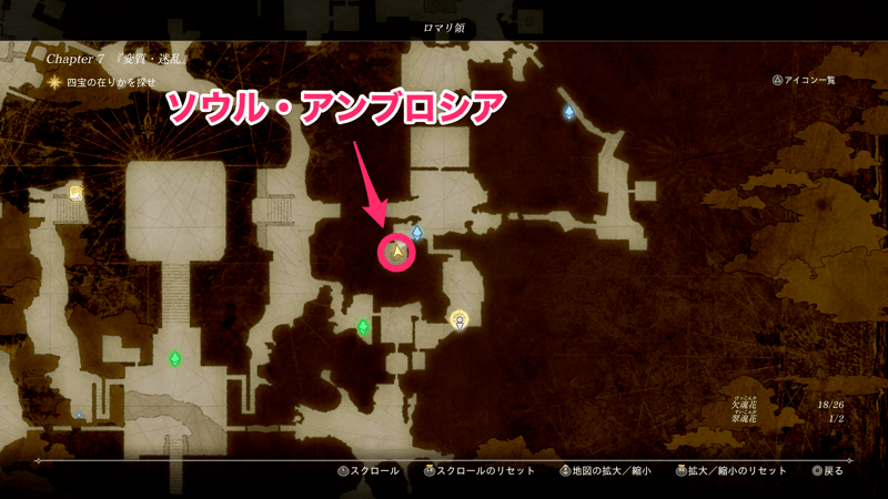 道中でソウルアンブロシアを入手