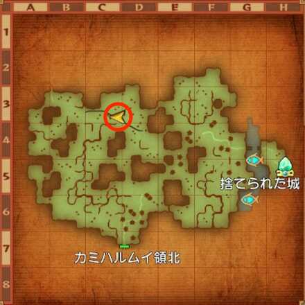 夢幻の森ちいさなメダル入手マップ