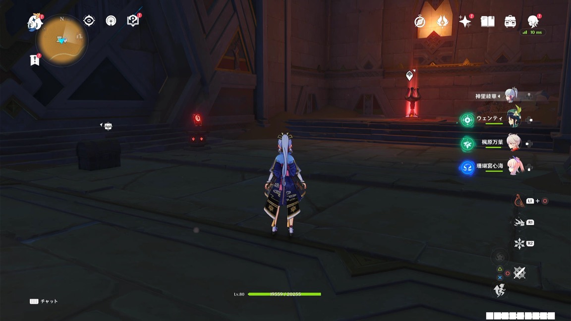 宝箱とワープポイント