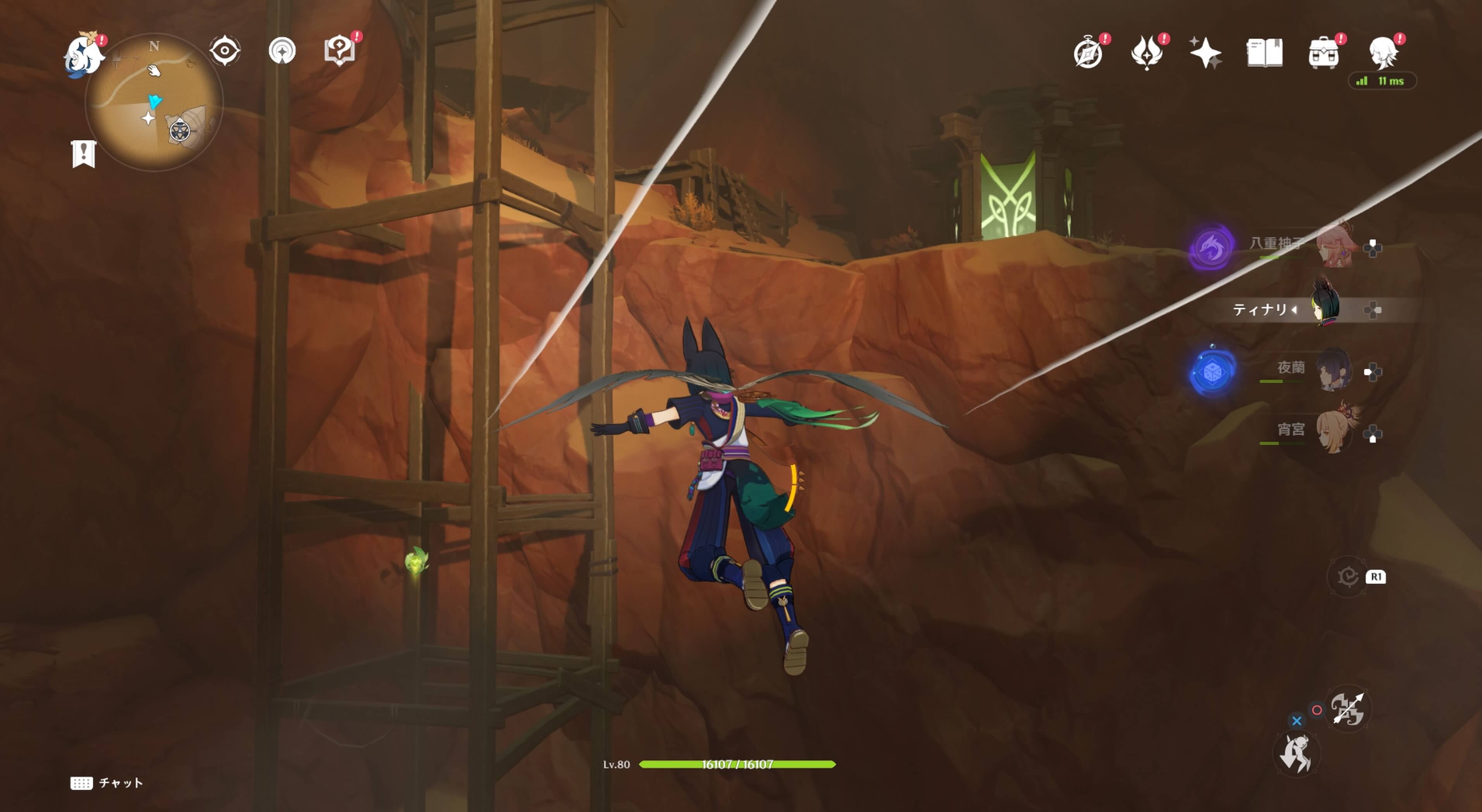 地下炭鉱の櫓の下