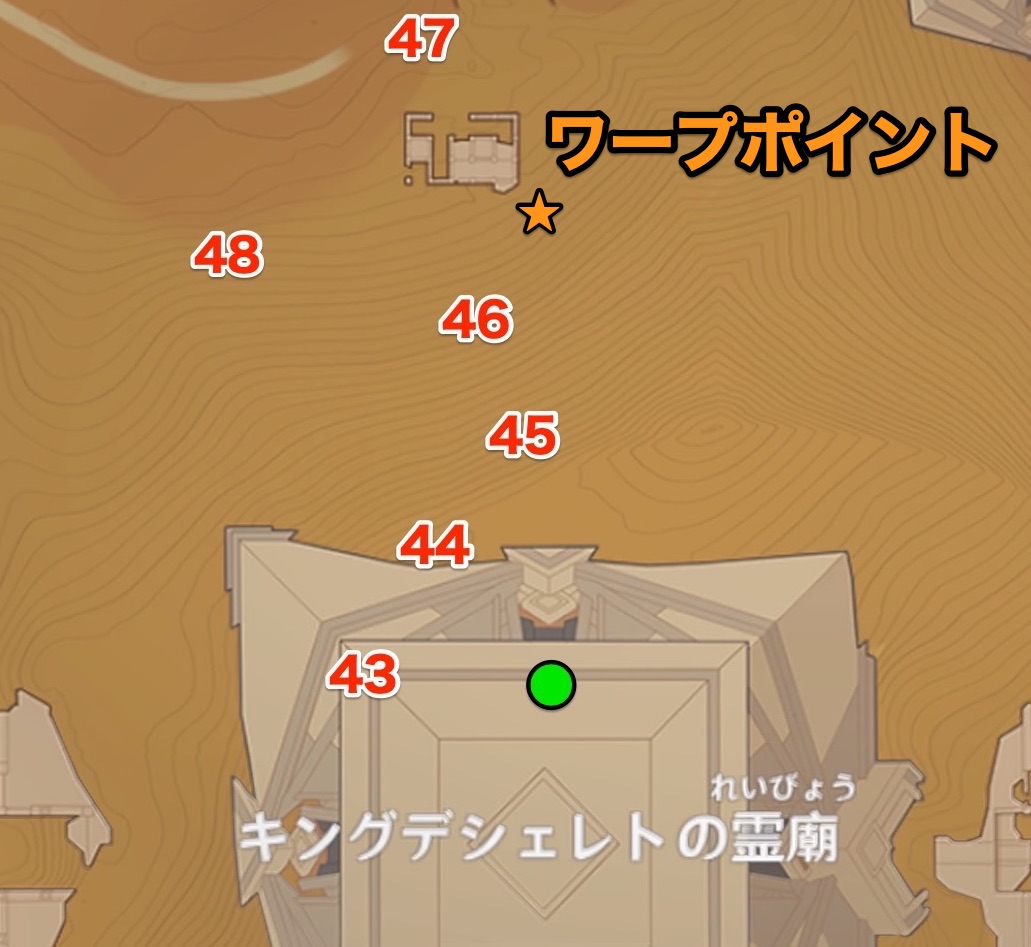 キングデシェレト霊廟北側