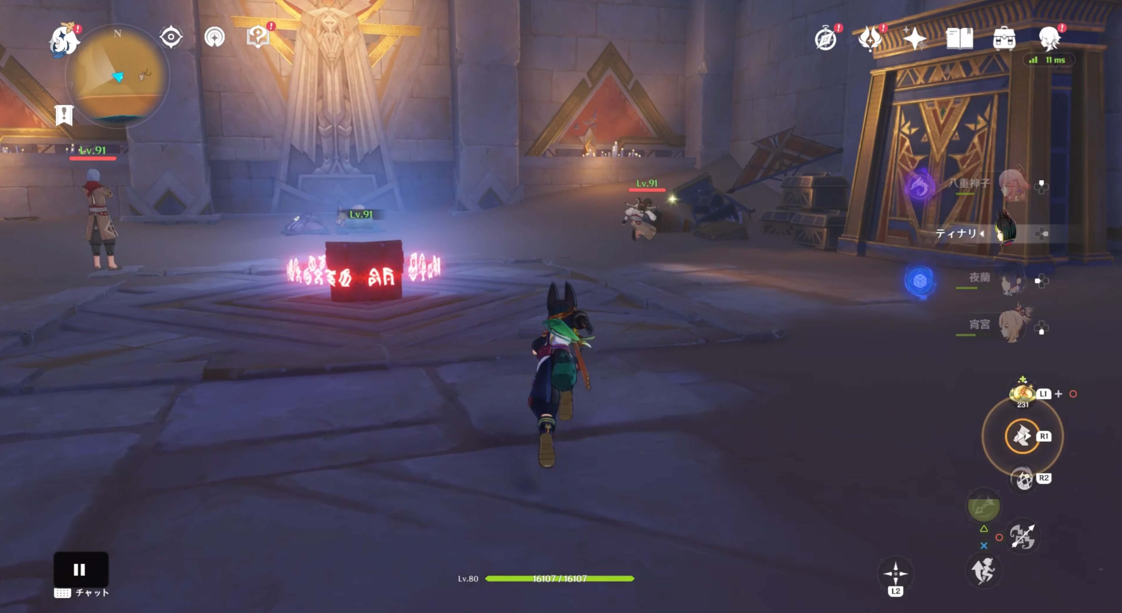 周りにいるエルマイト旅団を全て倒す