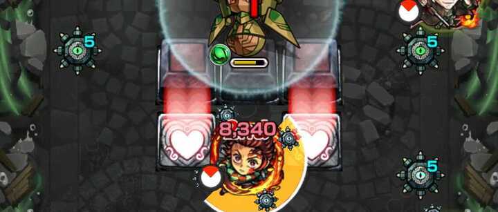 貫通制限処理でハートパネルが起動