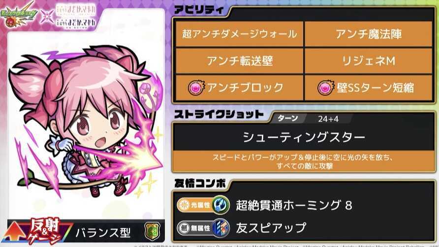 まどか ステータス