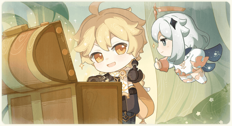 やったぁ！宝箱だ！