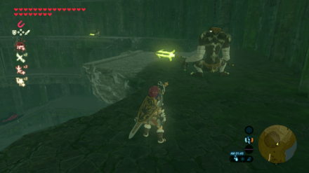 雷電の槍の場所画像