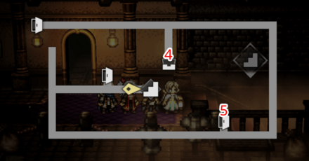 大劇場 -舞台裏- 宝箱 位置