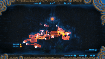 竜骨モリブリンのマップ