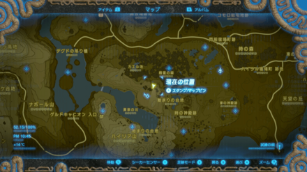 木の枝のマップ