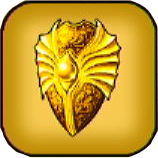 黄金の飾り盾画像