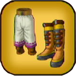 麻の短パン画像