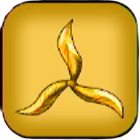 黄金の飾りブーメラン画像