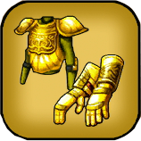 黄金の飾りよろい上画像