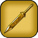 黄金の飾り短剣画像