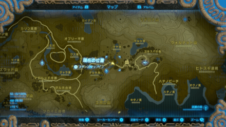 木のオタマのマップ