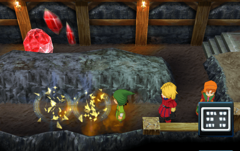 カラーストーン採掘場のギミック