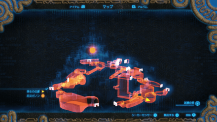 ハイリアの盾のマップ