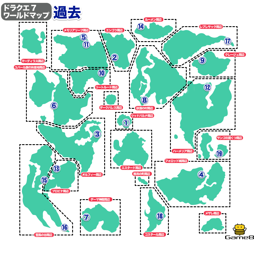 過去のフィールドの宝箱