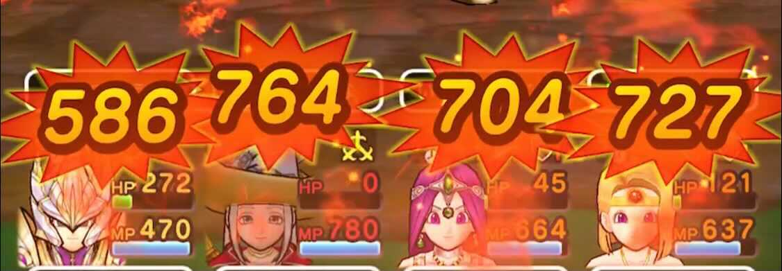 哀・燦々のダメージ