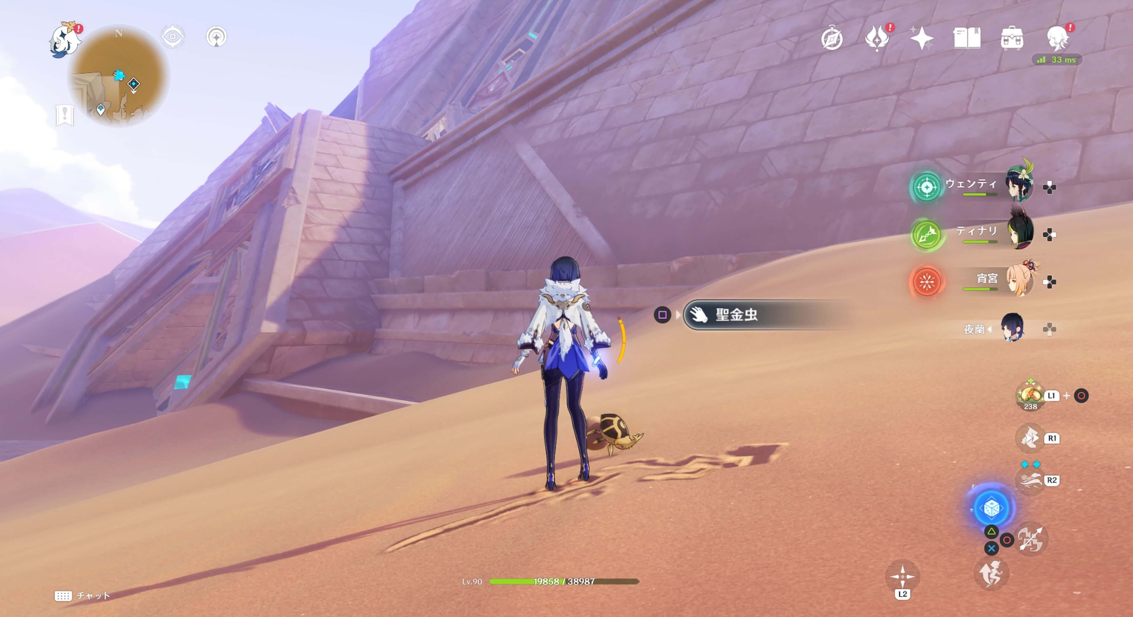 キングデシェレトの霊廟の近くに存在