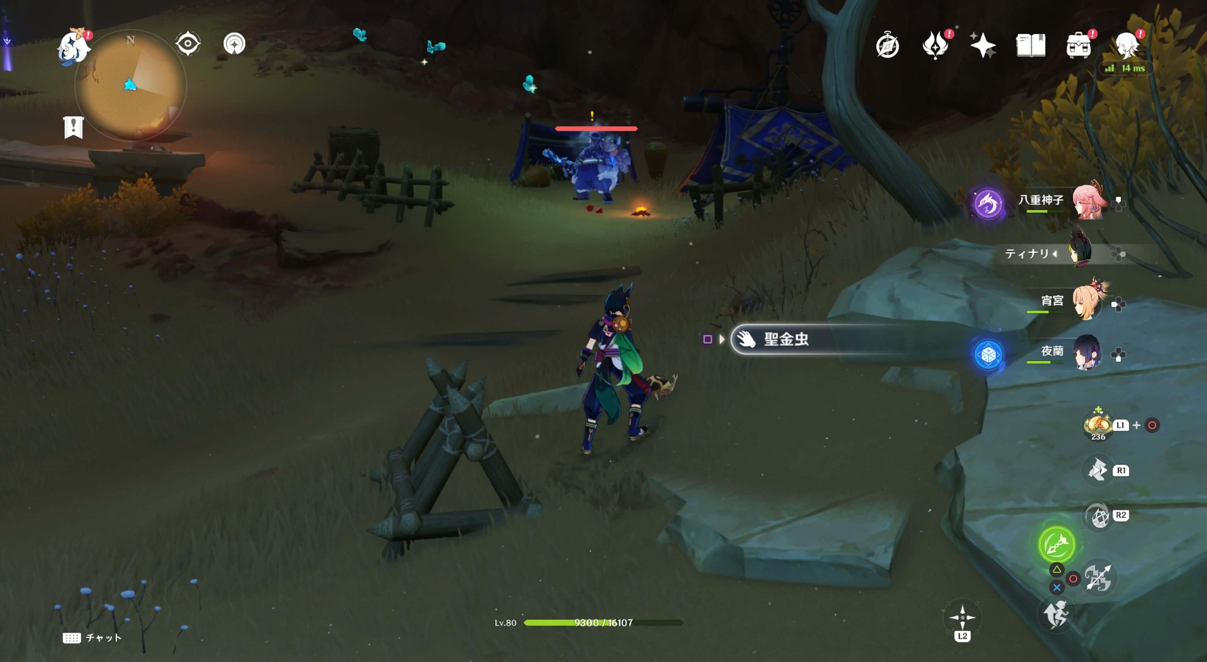 近くにファデュイ先遣隊