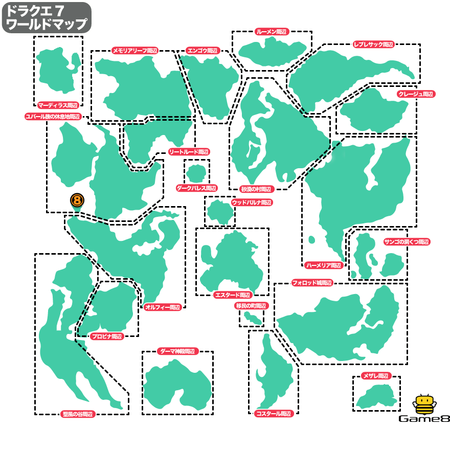 ユバール族の休息地周辺