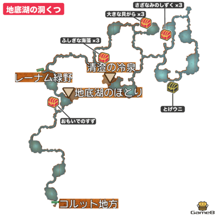 地底湖の洞くつ画像