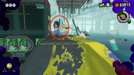 タテ持ちにはコジャケやボムで注意を引く