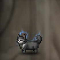 猫(白黒)
