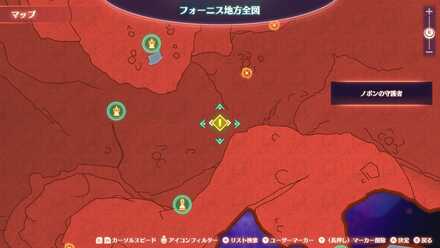 ノポンの守護者の詳細マップ