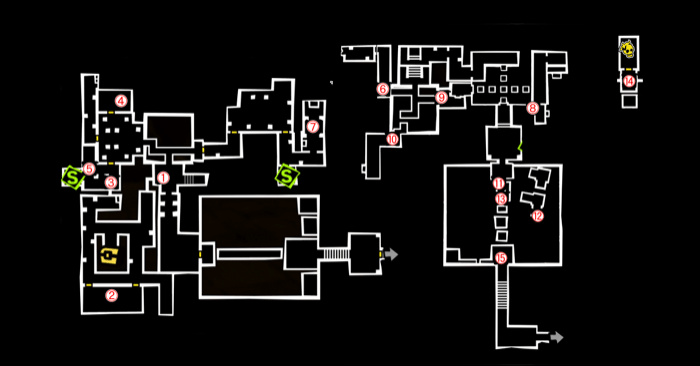 庇護の間マップ