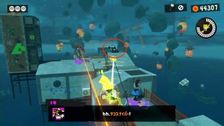 コンベアに乗ってジャンプ